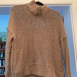 Free people, comfy beige sweater, medium